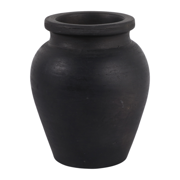 6.25” Terracotta Bud Vase – Black 
