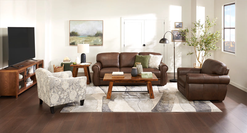 Garrison 72\" Modern TV Stand with Storage and Cable Management for TV’s up to 80\" – Dark Brown 