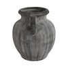 10” Ceramic Weathered Jug with Handles – Black  | Carafe vieillie de 10 po en céramique avec poignées - noire