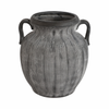 10” Ceramic Weathered Jug with Handles – Black  | Carafe vieillie de 10 po en céramique avec poignées - noire