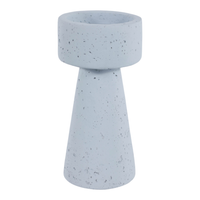 8” Taper and Pillar Candle Holder – Blue  