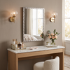 Hammerchrome 22x28 Rectangular Mirror - Silver | Miroir rectangulaire Hammerchrome 22 x 28 - argenté