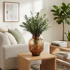 10.5” Modern Glass Vase – Smoke Brown | Vase moderne de 10,5 po en verre - brun fumée