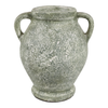 10.25” Terracotta Vase with Handle – Green  | Vase de 10,25 po en terre cuite avec poignée - vert