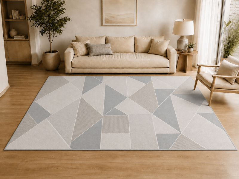 Anson Cream Beige Area Rug – 7’ x 10’