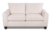 Made in Canada Customizable Sofa Lab Arc 86\" Fabric Condo Sofa  – Chenille White