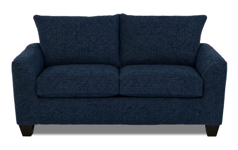 Made in Canada Customizable Sofa Lab Arc 86\" Fabric Condo Sofa  – Chenille Pacific