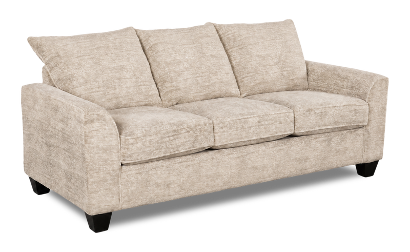 Made in Canada Customizable Sofa Lab Arc 86\" Fabric Sofa  – Plush Parchment
