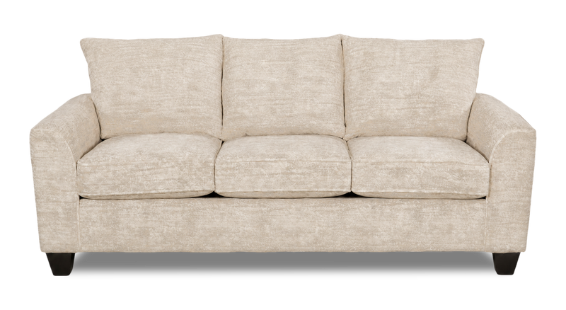 Made in Canada Customizable Sofa Lab Arc 86\" Fabric Sofa  – Plush Parchment