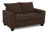 Made in Canada Customizable Sofa Lab Arc  63\" Fabric Loveseat – Teddy Walnut
