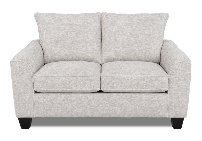 Made in Canada Customizable Sofa Lab Arc  63\" Fabric Loveseat – Plush Oyster