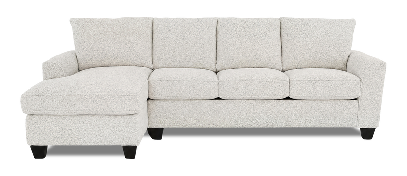 Made in Canada Customizable Sofa Lab Arc Left-Facing Fabric Sofa Chaise - Teddy Riverrock