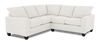 Made in Canada Customizable Sofa Lab Arc 2-Piece Fabric Sectional - Teddy Riverrock