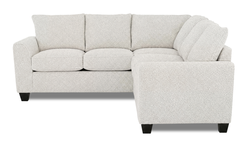 Made in Canada Customizable Sofa Lab Arc 2-Piece Fabric Sectional - Teddy Riverrock
