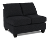 Made in Canada Customizable Sofa Lab Arc 46\" Armless Fabric Loveseat – Teddy Raven