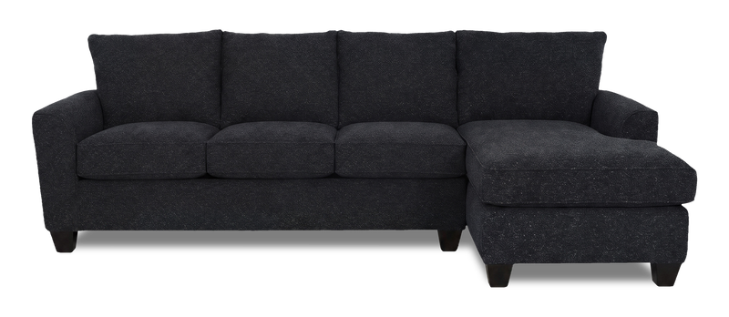Made in Canada Customizable Sofa Lab Arc Right-Facing Fabric Sofa Chaise  – Teddy Raven