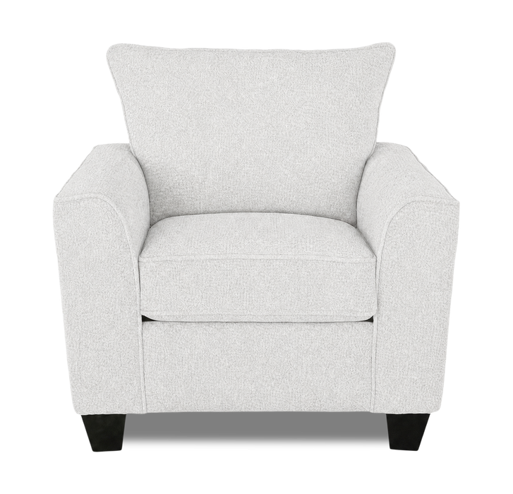 Made in Canada Customizable Sofa Lab Arc 40\" Fabric Chair – Teddy Snow