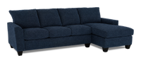 Made in Canada Customizable Sofa Lab Arc Right-Facing Fabric Sofa Chaise – Chenille Pacific