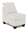 Made in Canada Customizable Sofa Lab Arc 46" Fabric Armless Chair – Teddy Riverrock | Fauteuil sans accoudoirs personnalisable Curve de Sofa Lab de 24 po fabriqué au Canada en tissu  - Teddy Riverrock