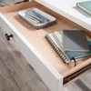 Bexley 47.17" Writing Desk with 2 Drawers – Soft White | Bureau Bexley de 47,17 po à 2 tiroirs - blanc doux