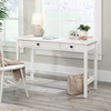 Bexley 47.17" Writing Desk with 2 Drawers – Soft White | Bureau Bexley de 47,17 po à 2 tiroirs - blanc doux