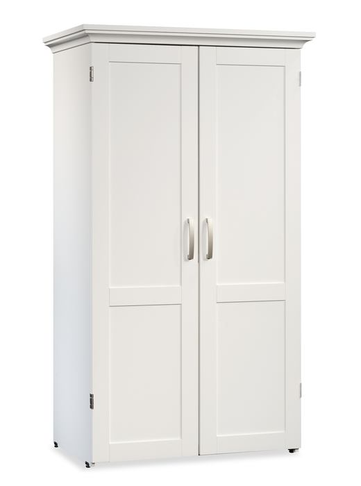 Boon 35.12\" Storage Accent Cabinet with Fold Out Work Surface – Glacier White