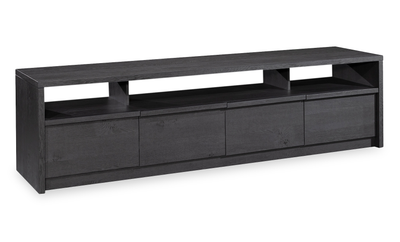 Bromley 81” 2-Piece TV Stand with Credenza for TVs up to 90” – Raven Oak | Meuble pour téléviseur Bromley 2 pièces de 81 po avec bahut pour téléviseurs jusqu’à 90 po - chêne corbeau