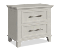Celine Bedside 2-Drawer Nightstand, 28