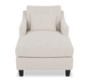 Made in Canada Sofa Lab Customizable 36" Fabric Accent Chaise with Wood Legs – Teddy Riverrock  | Fauteuil long d’appoint personnalisable de Sofa Lab de 36 po fabriqué au Canada en tissu avec pattes en bois - Teddy Riverrock