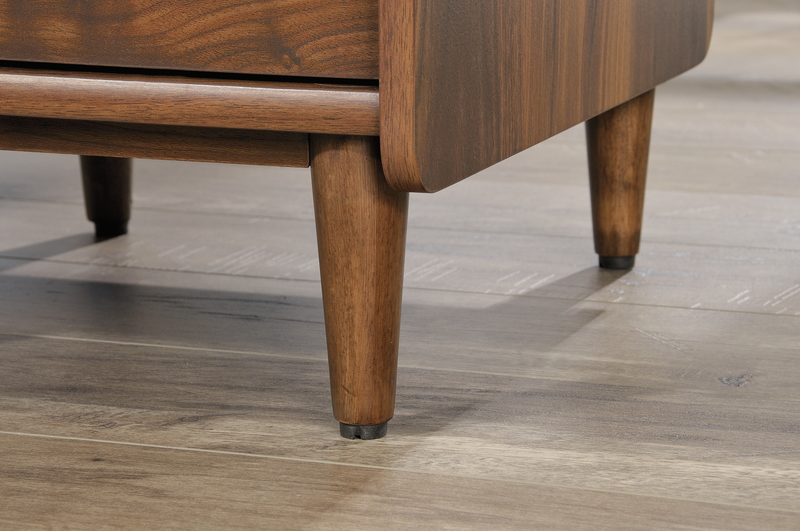Clifford Place 59.06“ L -Shaped Desk with 5 Drawers – Grand Walnut