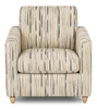 Made in Canada Sofa Lab Customizable Club 36" Fabric Accent Chair with Wood Legs – Mineral Accent Fabric | Fauteuil d’appoint personnalisable Club de Sofa Lab de 36 po fabriqué au Canada en tissu avec pattes en bois - tissu décoratif Mineral