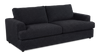 Made in Canada Customizable Sofa Lab Curve 88\" Fabric Sofa – Teddy Raven