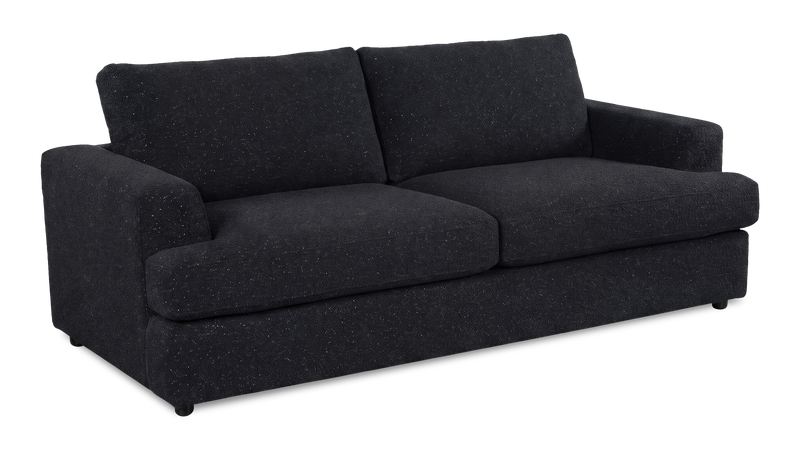Made in Canada Customizable Sofa Lab Curve 88\" Fabric Sofa – Teddy Raven