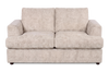 Made in Canada Customizable Sofa Lab Curve 65" Fabric Loveseat - Plush Parchment | Causeuse personnalisable Curve de Sofa Lab de 65 po fabriqué au Canada en tissu - Plush Parchment