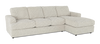 Made in Canada Customizable Sofa Lab Curve Right-Facing Fabric Sofa Chaise  – Teddy Riverrock