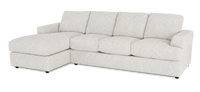 Made in Canada Customizable Sofa Lab Curve Left-Facing Fabric Sofa Chaise – Teddy Riverrock