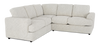 Made in Canada Customizable Sofa Lab Curve 2-Piece Fabric Sectional - Teddy Riverrock