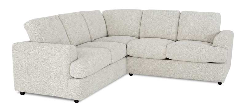 Made in Canada Customizable Sofa Lab Curve 2-Piece Fabric Sectional - Teddy Riverrock