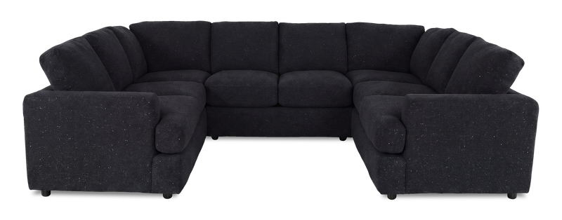 Made in Canada Customizable Sofa Lab Curve U-Shaped Sectional - Teddy Raven