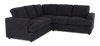Made in Canada Customizable Sofa Lab Curve 2-Piece Fabric Sectional - Teddy Raven