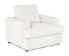 Made in Canada Customizable Sofa Lab Curve 40\" Fabric Chair – Teddy Snow