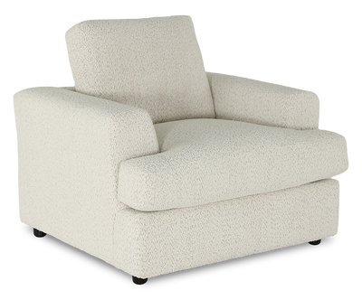 Made in Canada Customizable Sofa Lab Curve 40" Fabric Chair – Teddy Riverrock | Fauteuil personnalisable Curve de Sofa Lab de 40 po fabriqué au Canada en tissu - Teddy Riverrock