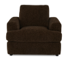 Made in Canada Customizable Sofa Lab Curve 40" Fabric Chair – Plush Chocolate | Fauteuil personnalisable Curve de Sofa Lab de 40 po fabriqué au Canada en tissu - Plush Chocolate