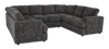 Made in Canada Customizable Sofa Lab Curve U-Shaped Sectional - Plush Charcoal 
