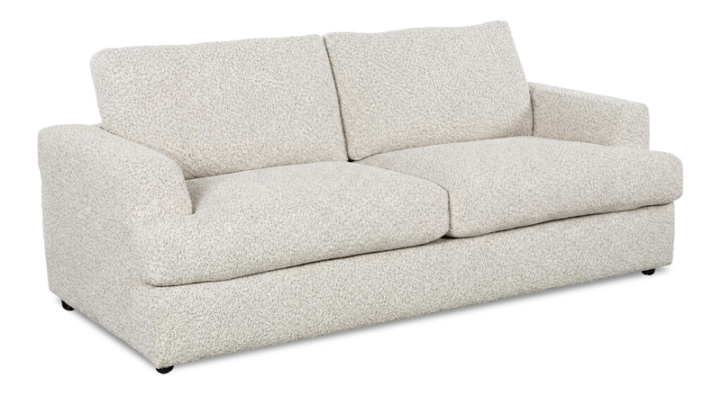 Made in Canada Customizable Sofa Lab Curve 38\" Fabric Sofa Bed - Teddy Riverrock