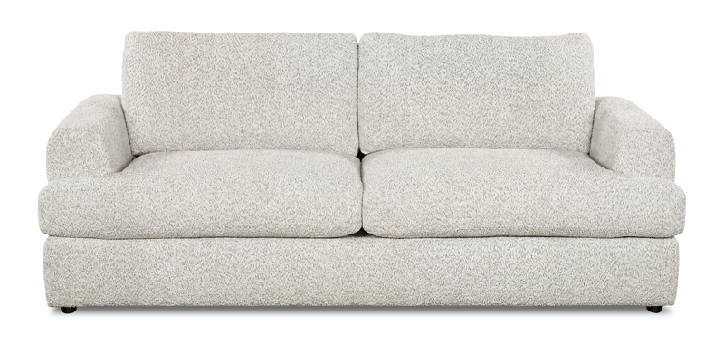 Made in Canada Customizable Sofa Lab Curve 38\" Fabric Sofa Bed - Teddy Riverrock