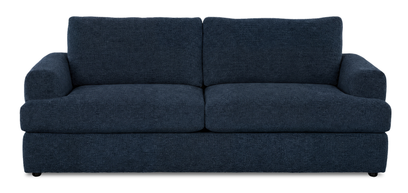 Made in Canada Customizable Sofa Lab Curve 38\" Fabric Sofa Bed - Chenille Pacific