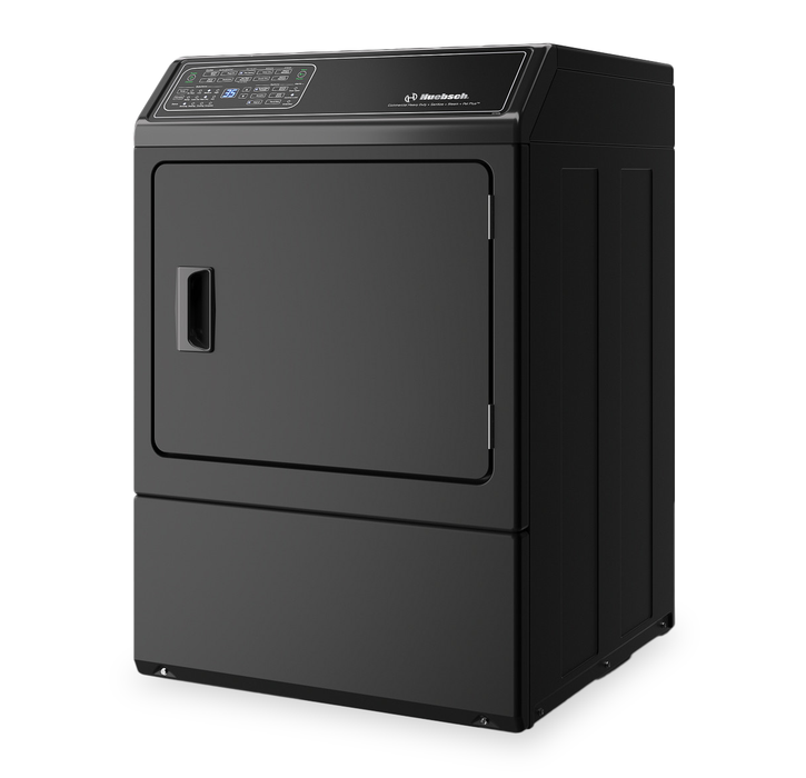 Huebsch 7 Cu. Ft. Electric Dryer with Pet Plus™ - Matte Black - DF7111BE 