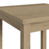 Eleanor 48” Contemporary 3-Pack Coffee + 2 End Tables - Brown | Ensemble de 3 tables contemporaines Eleanor de 48 po, table à café et 2 tables de bout - brun