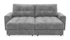 Scott Living Elevate Modular 82" Chenille Fabric Loveseat with Power Sliding - Grey | Causeuse modulaire Elevate de Scott Living de 82 po en tissu en chenille avec coulissement électrique - gris